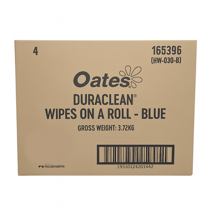 Oates | Duraclean Chux Wipes Roll Box 90Pcs 30 X 50cm | Crystalwhite Cleaning Supplies Melbourne