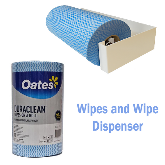 Oates Professional | Oates Duraclean Multipurpose Wipes Extra Heavy Duty | Crystalwhite Cleaning Supplies Melbourne