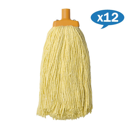 Duraclean | Yellow Mop Head 400g Box | Crystalwhite Cleaning Supplies Melbourne
