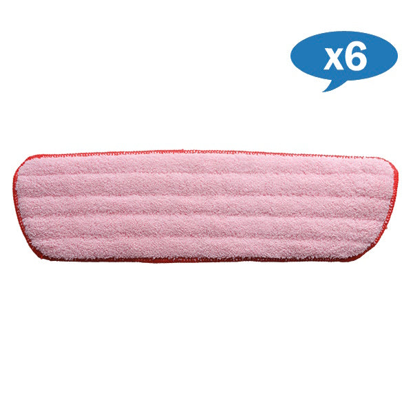 Oates | Ultra Flat Mop Head Red 400mm Pack of 6 | Crystalwhite Cleaning Supplies Melbourne