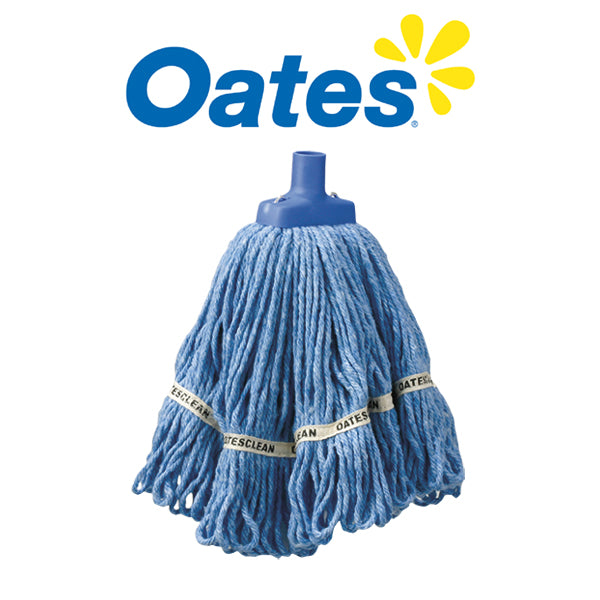 Oates | Duraclean Mop Head Butterfly Cut 350g Blue | Crystalwhite Cleaning Supplies Melbourne