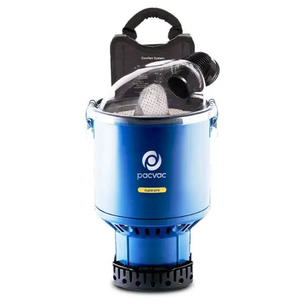 Pacvac Superpro Commercial Backpack Vacuum Cleaner Plus Free Service Kit Pacvac