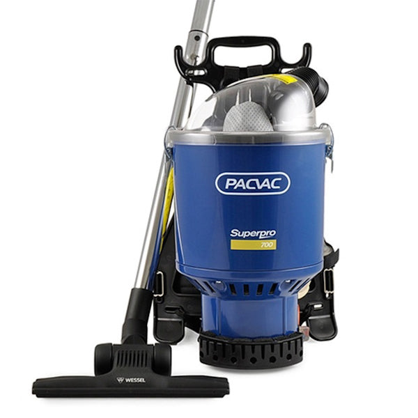 Pacvac | Superpro Backpack Vacuum | Crystalwhite Cleaning Supplies Melbourne