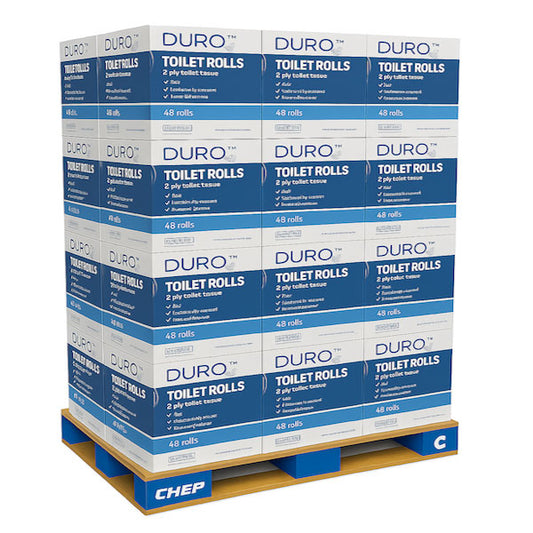 Caprice | Pallet Deal Caprice Duro Toilet Paper 48 Roll 400 Sheet | Crystalwhite Cleaning Supplies Melbourne