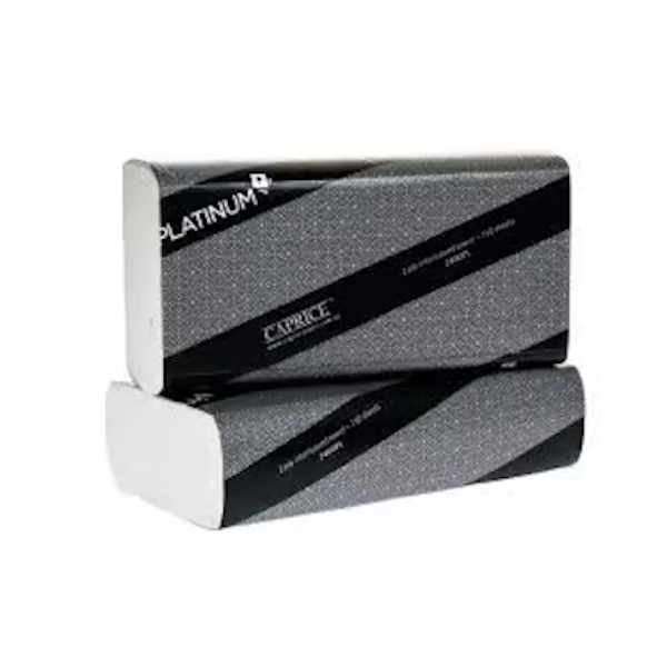 Caprice | Platinum 2 Ply Slimfold Towel 23cm x 23cm | Crystalwhite Cleaning Supplies Melbourne