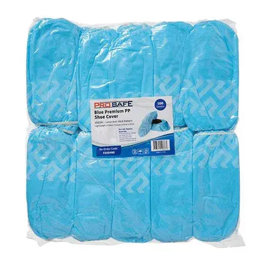 Austar Packaging | ProSafe Premium Blue PP Shoe Cover | 40gsm Polypropylene | Crystalwhite Cleaning Supplies Melbourne