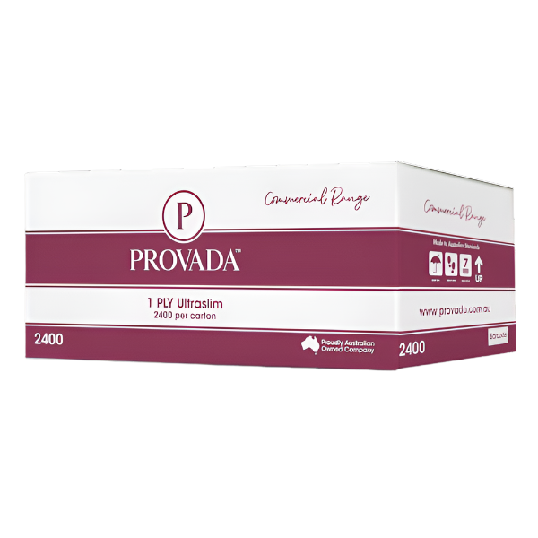 Provada | Ultraslim 2400 Interleaved Hand Towel | Crystalwhite Cleaning Supplies Melbourne