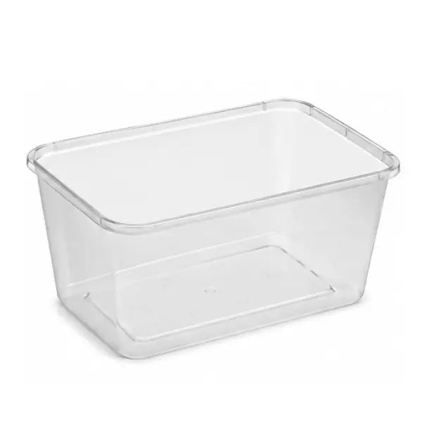 Shieldpak | Rectangular Container Clear 1000ml | Crystalwhite Cleaning Supplies Melbourne