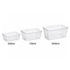 Shieldpak | Rectangular Container Clear 500pcs/ Ctn | Crystalwhite Cleaning Supplies Melbourne