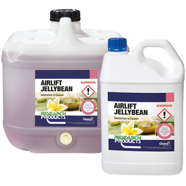 Research Products | Airlift Jellybeans Deodoriser and Cleaner Group | Crystalwhite Cleaning Supplies Melbourne