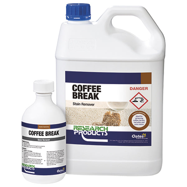 Oates Research Products | Coffee Break Pre-Spray Group | Crystalwhite Cleaning Supplies Melbourne
