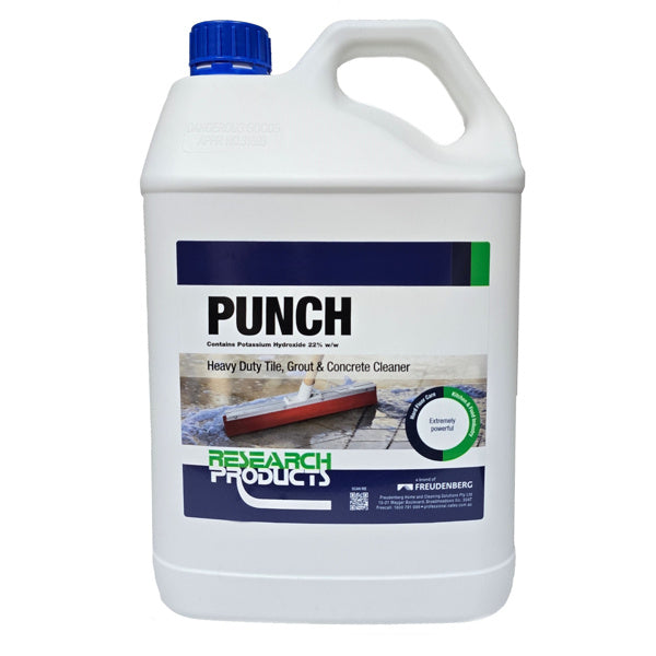 Research Products | Punch 5Lt Tile and Grout Cleaner | Crystalwhite Cleaning Supplies Melbourne