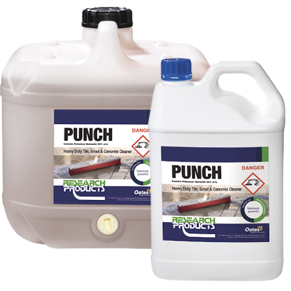 Research Products | Punch Floor Cleaner Group | Crystalwhite Cleaning Supplies Melbourne