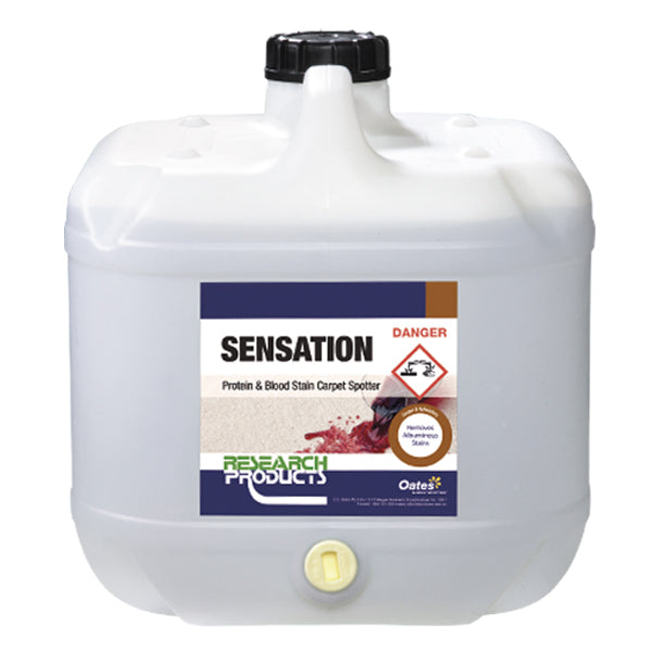Oates Research Products | Sensation 15Lt Carpet Pre-Spray | Crystalwhite Cleaning Supplies Melbourne