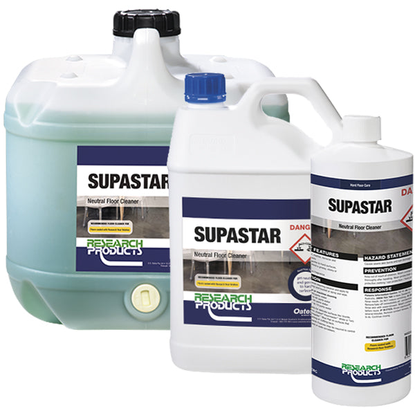 Research Products | Supastar Polished Floor Mop Liquid Group | Crystalwhite Cleaning Supplies Melbourne