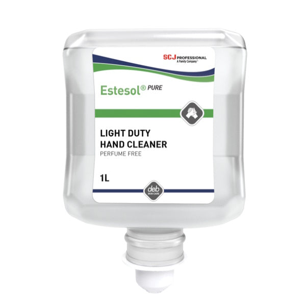 SC Johnson Deb | Estesol Pure 1Lt Wash Light Duty Hand Cleaner | Crystalwhite Cleaning Supplies Melbourne