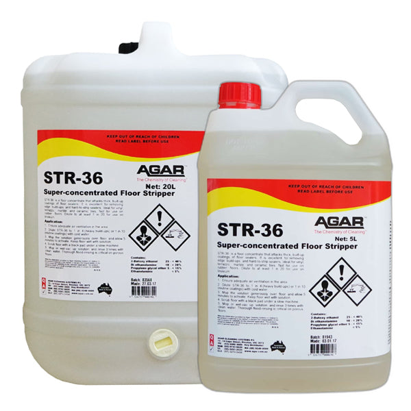 Agar | Agar STR-36 Super Concentrated Floor Stripper | Crystalwhite Cleaning Supplies Melbourne