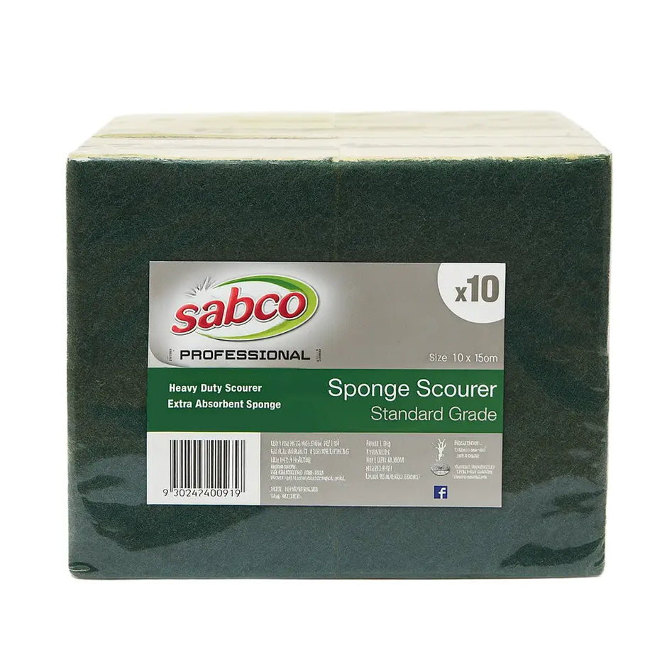 SABCO S/S ECONOMY SCOURERS 50G 12PK