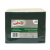 Sabco | Sponge & Scourer Green and Yellow | Crystalwhite Cleaning Supplies Melbourne