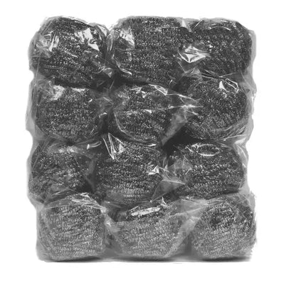 Sabco | Economy Stainless Steel Scourer 70g 12 pack | Crystalwhite Cleaning Supplies Melbourne