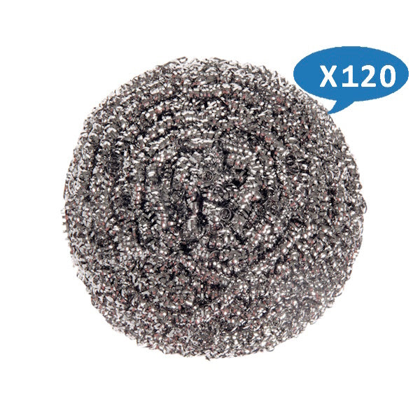 Sabco | Economy Stainless Steel Scourer 70g 120 Pack | Crystalwhite Cleaning Supplies Melbourne