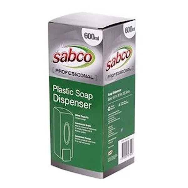Sabco | Soap and Lotion 600ml Dispenser Stainless Steel | Crystalwhite Cleaning Supplies Melbourne