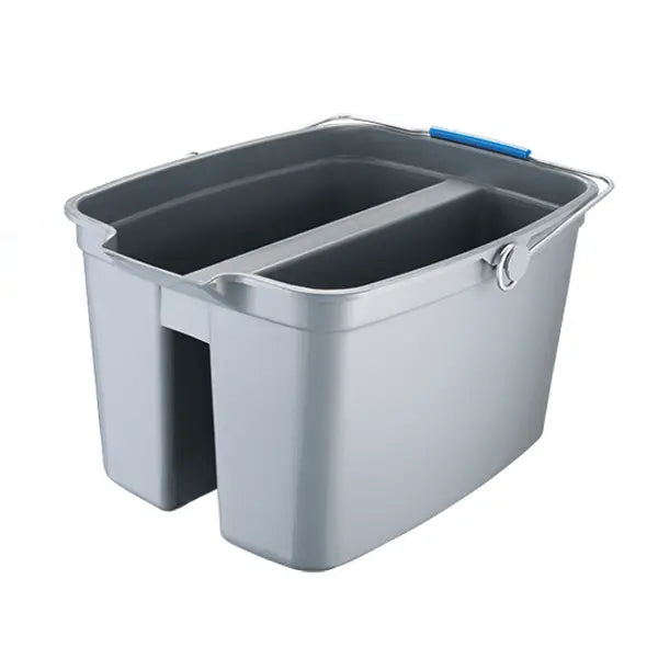 Sabco | Divided Pail for Fresh and Dirty Water | Crystalwhite Cleaning Supplies Melbourne
