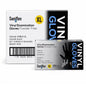 Saniflex | Vinyl Disposable Gloves Black  and Powder Free XL Box | Crystalwhite Cleaning Supplies Melbourne