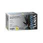 Saniflex | Vinyl Disposable Gloves Black  and Powder Free XL | Crystalwhite Cleaning Supplies Melbourne