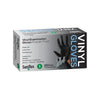 Saniflex | Vinyl Disposable Gloves Black  and Powder Free Small | Crystalwhite Cleaning Supplies Melbourne