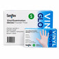 Saniflex | Vinyl Disposable Gloves Small Box Clear and Powder Free | Crystalwhite Cleaning Supplies Melbourne