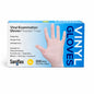 Saniflex | Vinyl Disposable Gloves XL Clear and Powder Free | Crystalwhite Cleaning Supplies Melbourne