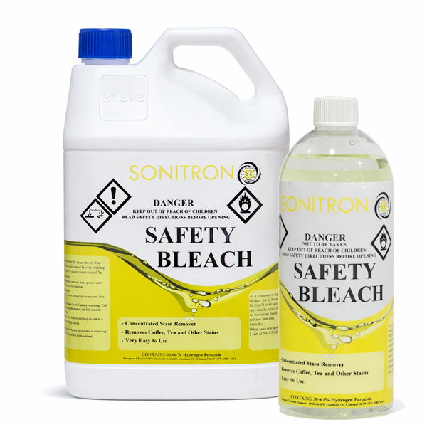 Sonitron | Safety Bleach Carpet Cleaner Hydrogen Peroxide 60% | Crystalwhite Cleaning Supplies Melbourne
