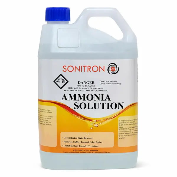 Clear Ammonia Solution Stain Remover 5Lt