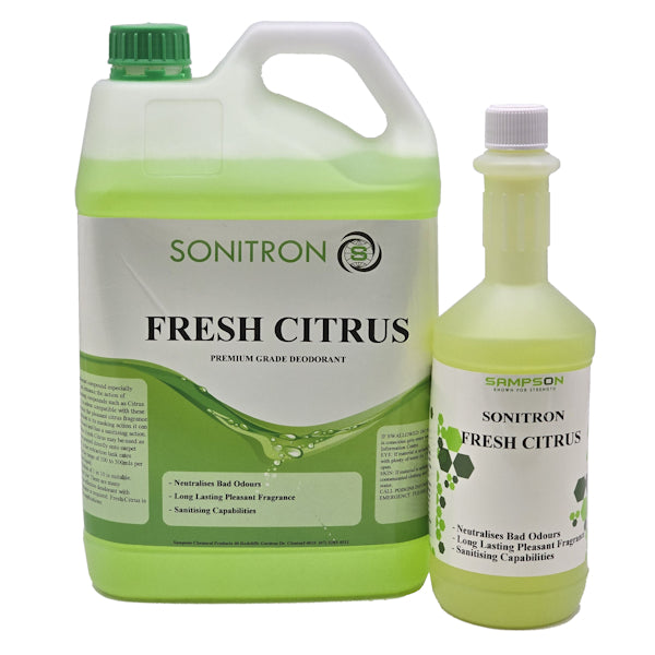 Sonitron | Fresh Citrus Premium Grade Carpet Deodorant | Crystalwhite Cleaning Supplies Melbourne