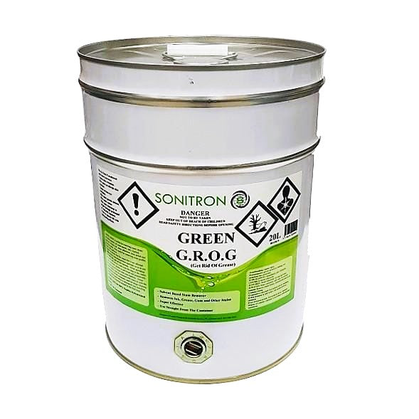 Sonitron | Green GROG 20Lt Carpet Cleaner | Crystalwhite Cleaning Supplies Melbourne
