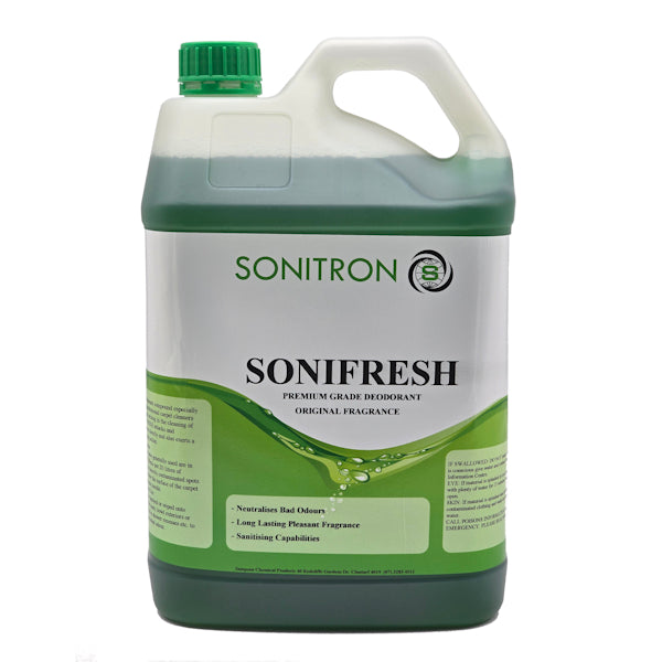 Sonitron | Sonifresh 5Lt original Premium Grade Carpet Deodorant | Crystalwhite Cleaning Supplies Melbourne