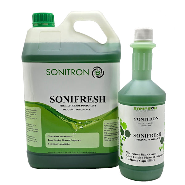 Sonitron | Sonifresh original Premium Grade Carpet Deodorant | Crystalwhite Cleaning Supplies Melbourne
