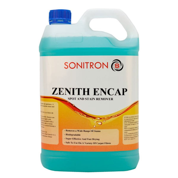 Sonitron | Sonitron Zenith Encap Spot and Stain Remover 5Lt | Crystalwhite Cleaning Supplies Melbourne