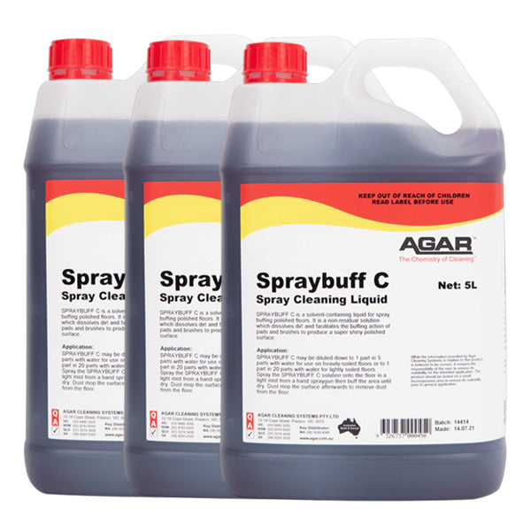 Agar | Agar Spraybuff C Spray Cleaning Liquid Carton Quantity | Crystalwhite Cleaning Supplies Melbourne
