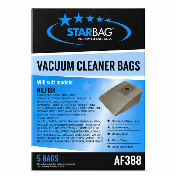 Cleanstar | StarBag AF388 Vacuum Cleaner Bags | Crystalwhite Cleaning Supplies Melbourne
