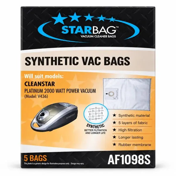 CleanStar Pty Ltd | Starbag AF1098S | Crystalwhite Cleaning Supplies Melbourne