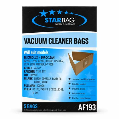 StarBag | AF193 Vacuum Cleaner Bag | Crystalwhite Cleaning Supplies Melbourne