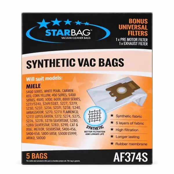 CleanStar Pty Ltd | Starbag AF374S | Crystalwhite Cleaning Supplies Melbourne