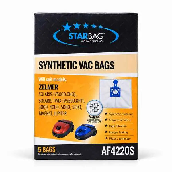 Starbags AF4220S Synthetic Vacuum Cleaner Bags
