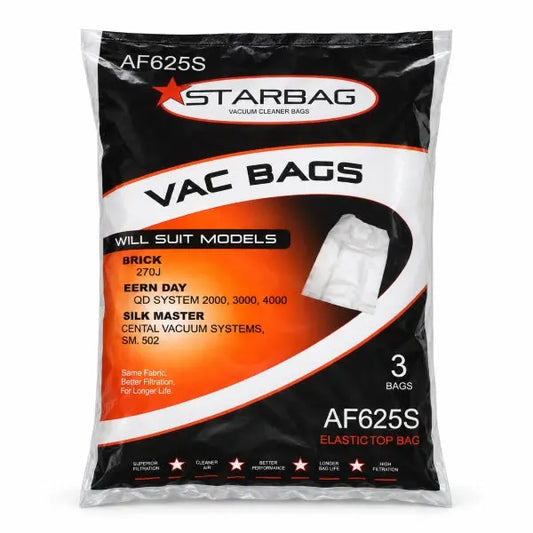 CleanStar Pty Ltd | Starbag AF625S Synthetic Vacuum Cleaner Bags | Crystalwhite Cleaning Supplies Melbourne