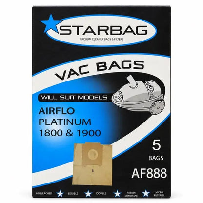 CleanStar Pty Ltd | Starbag AF888 Paper Vacuum Cleaner Bags | Crystalwhite Cleaning Supplies Melbourne