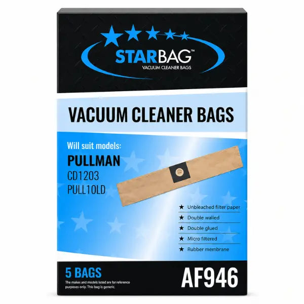 Starbag | AF946 Vacuum Cleaner Bags for Pullman AS10LD | Crystalwhite Cleaning Supplies Melbourne