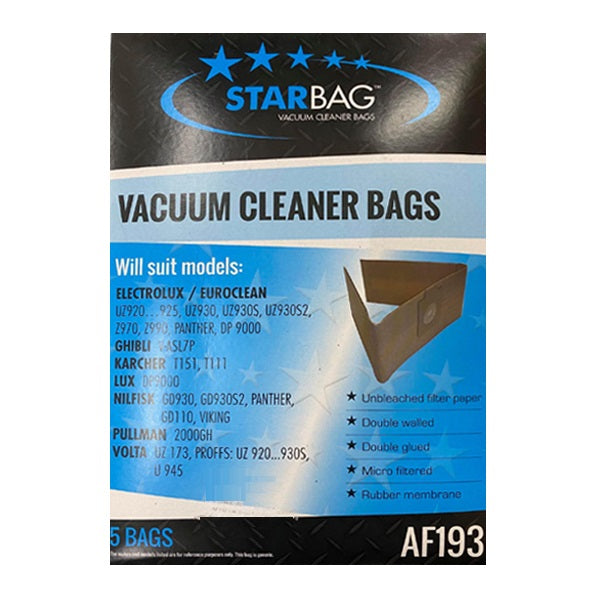 StarBag | AF193 Vacuum Cleaner Bag | Crystalwhite Cleaning Supplies Melbourne