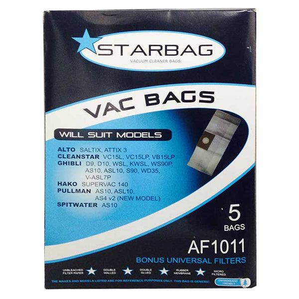 Starbag | AF1011 Vacuum Cleaner Bag | Crystalwhite Cleaning Supplies Melbourne